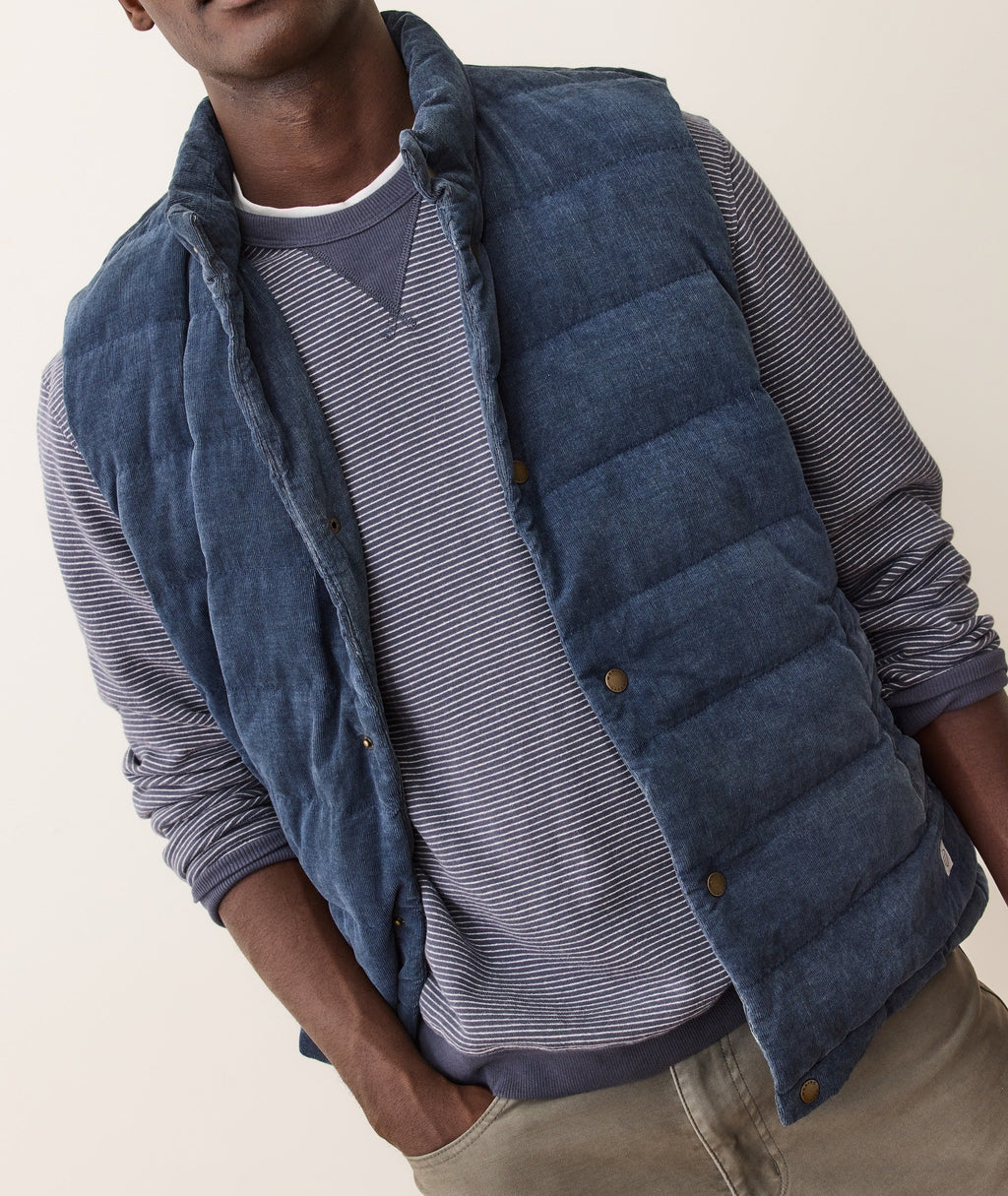 Palisades Cord Puffer Vest