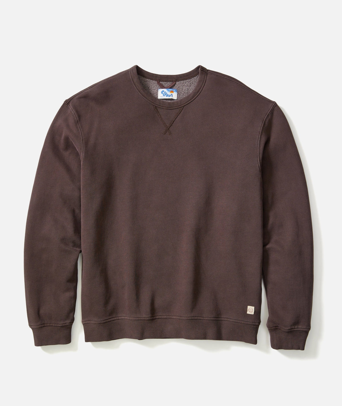 Men's Cloud 9 Fleece Relaxed Crewneck in Coffee