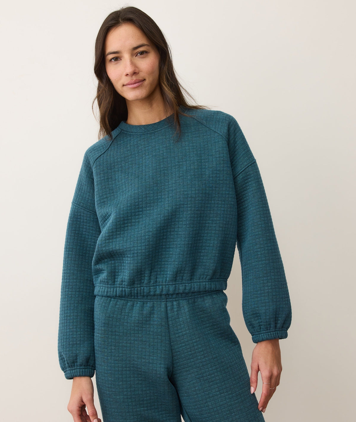Corbet Quilted Crewneck