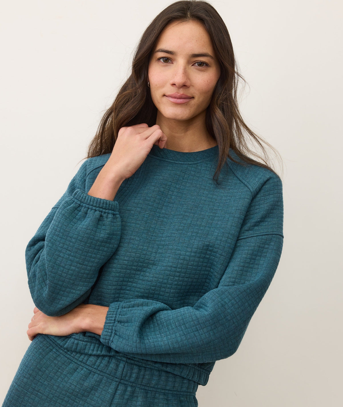 Corbet Quilted Crewneck