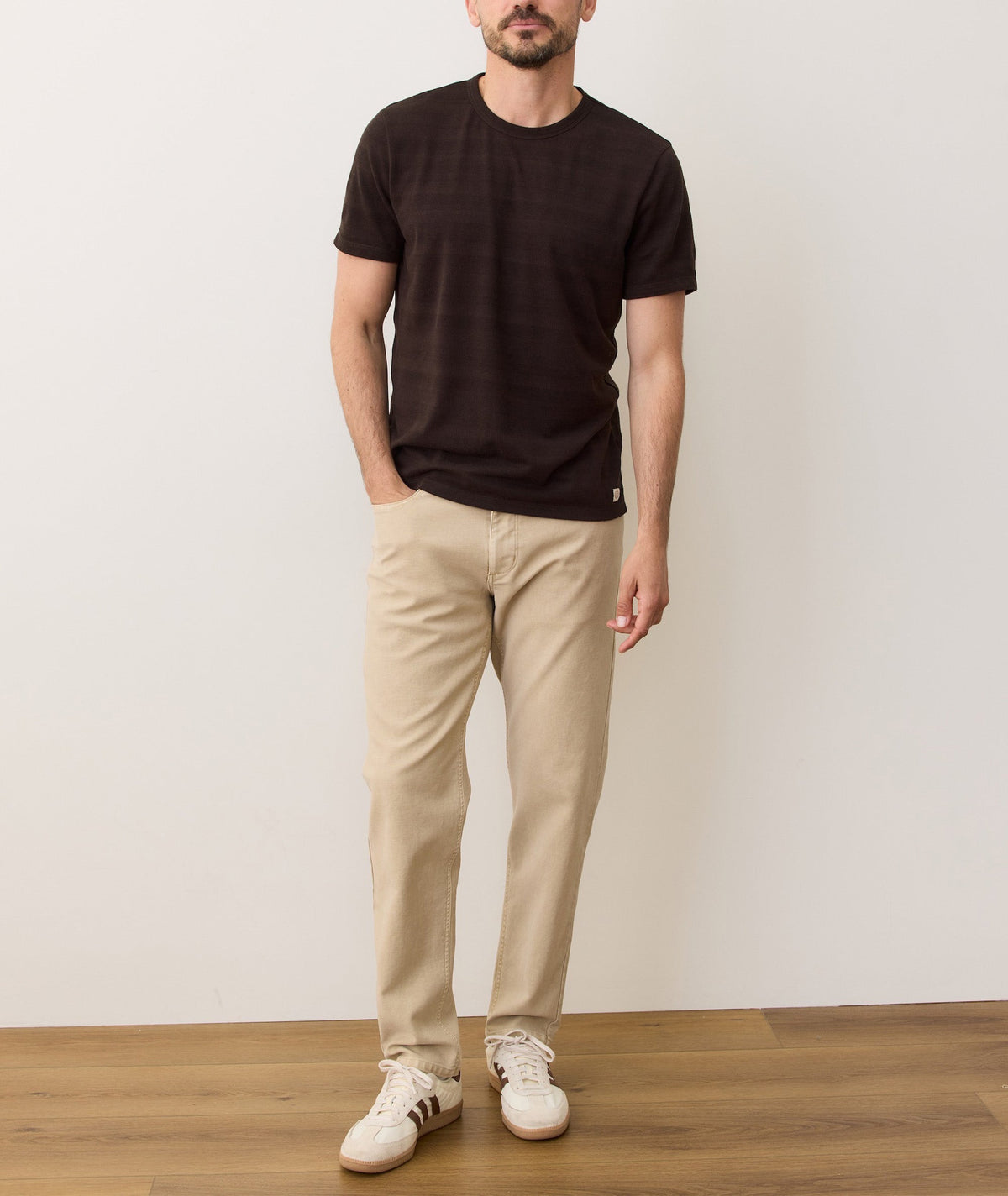 Signature Jacquard Crew Tee
