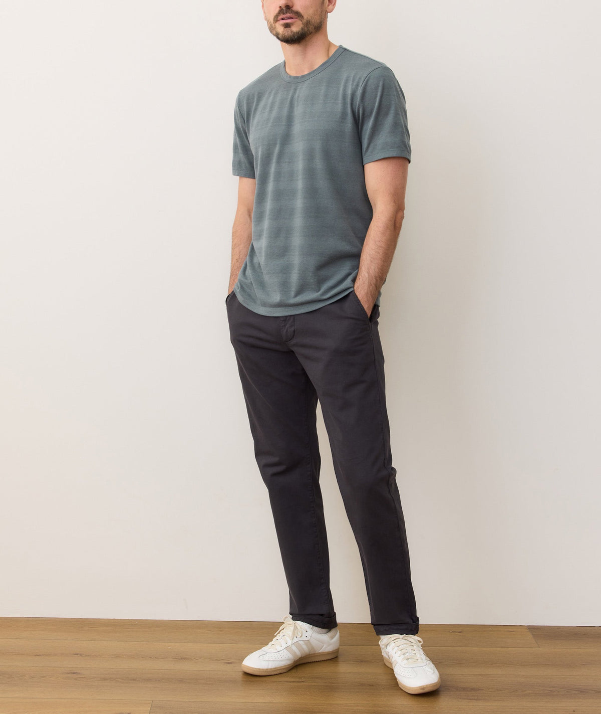 Signature Jacquard Crew Tee