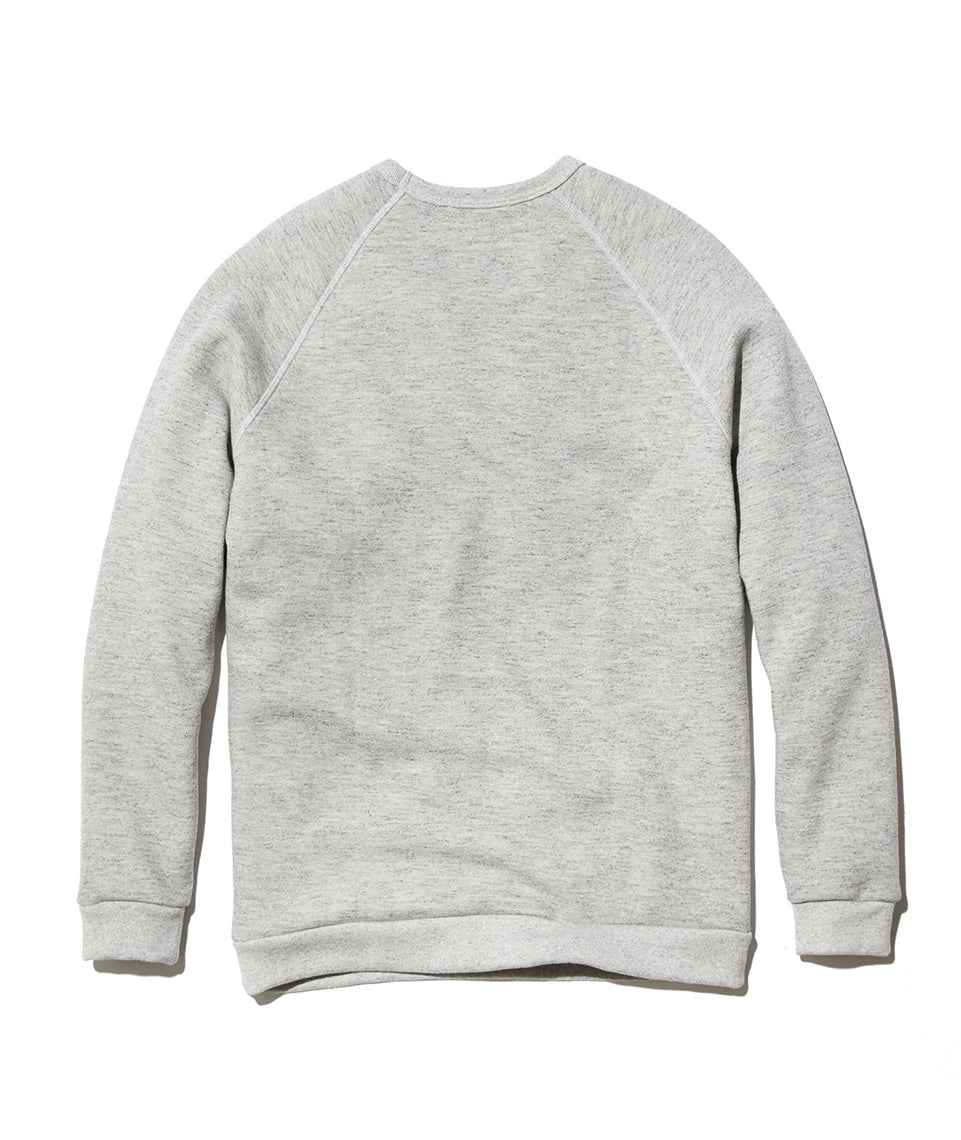Men's Sherpa Crew Pullover in Heather Grey