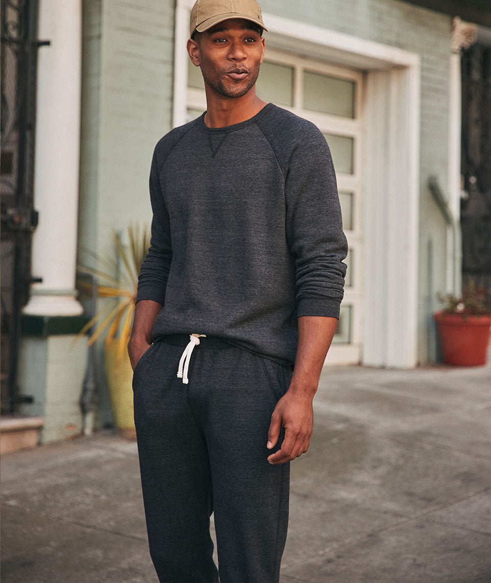 Men's Re-Spun Custom Dyed Sherpa Crew Pullover