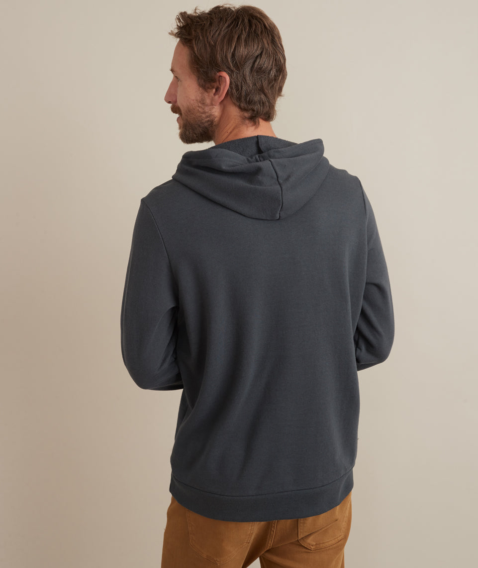 Men's Sunset Pullover Hoodie in Asphalt Grey