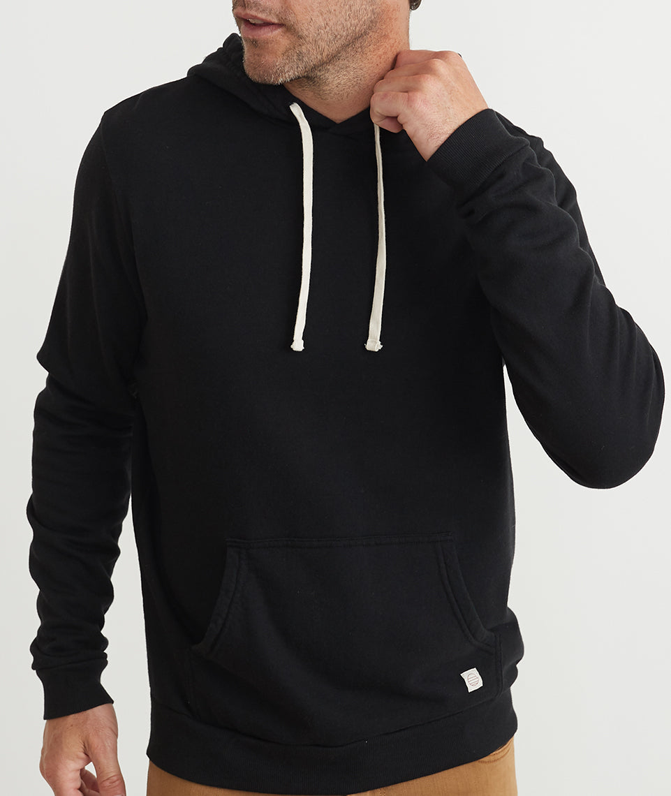 Men's Sunset Pullover Hoodie in Black