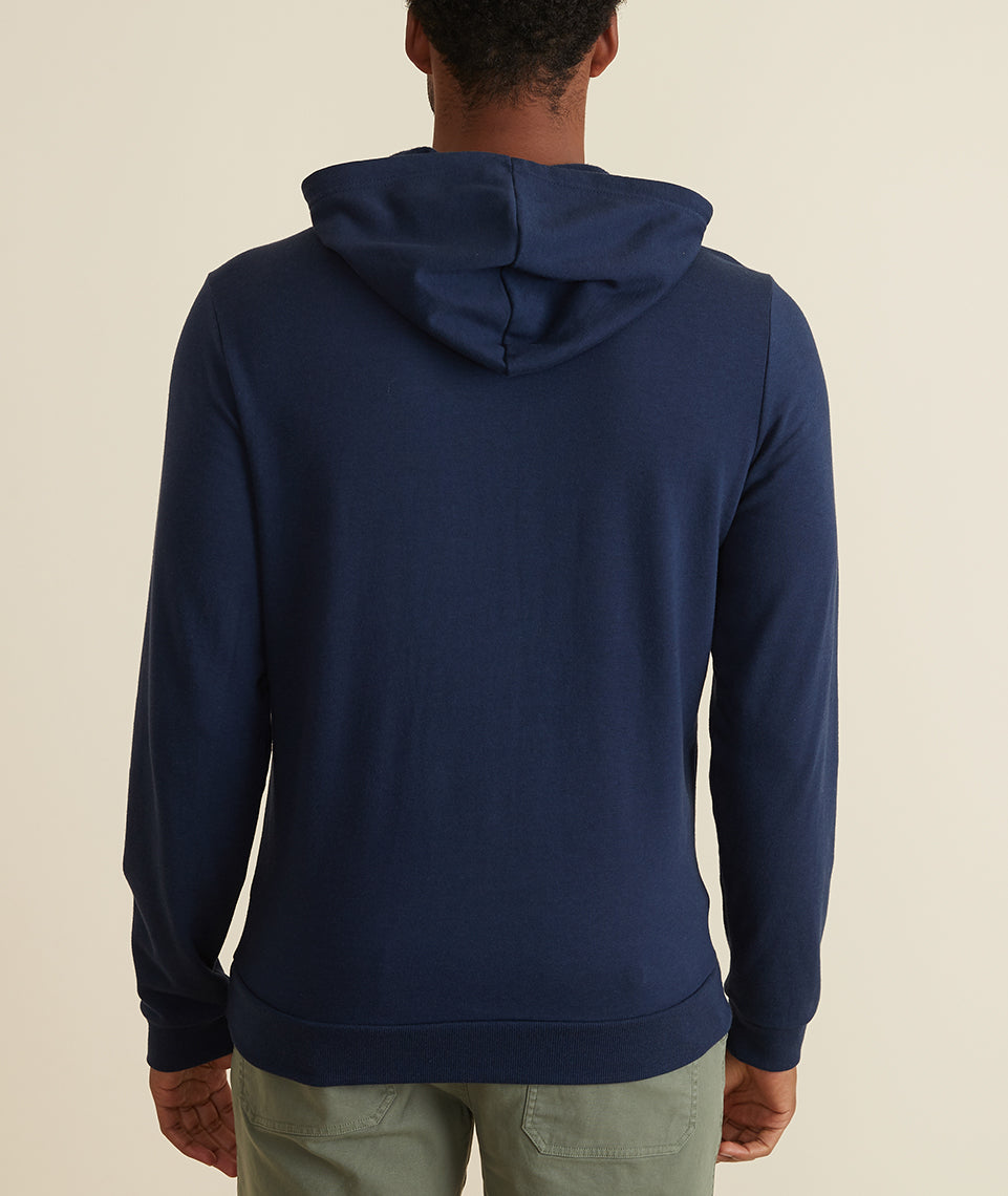Men's Sunset Pullover Hoodie in True Navy