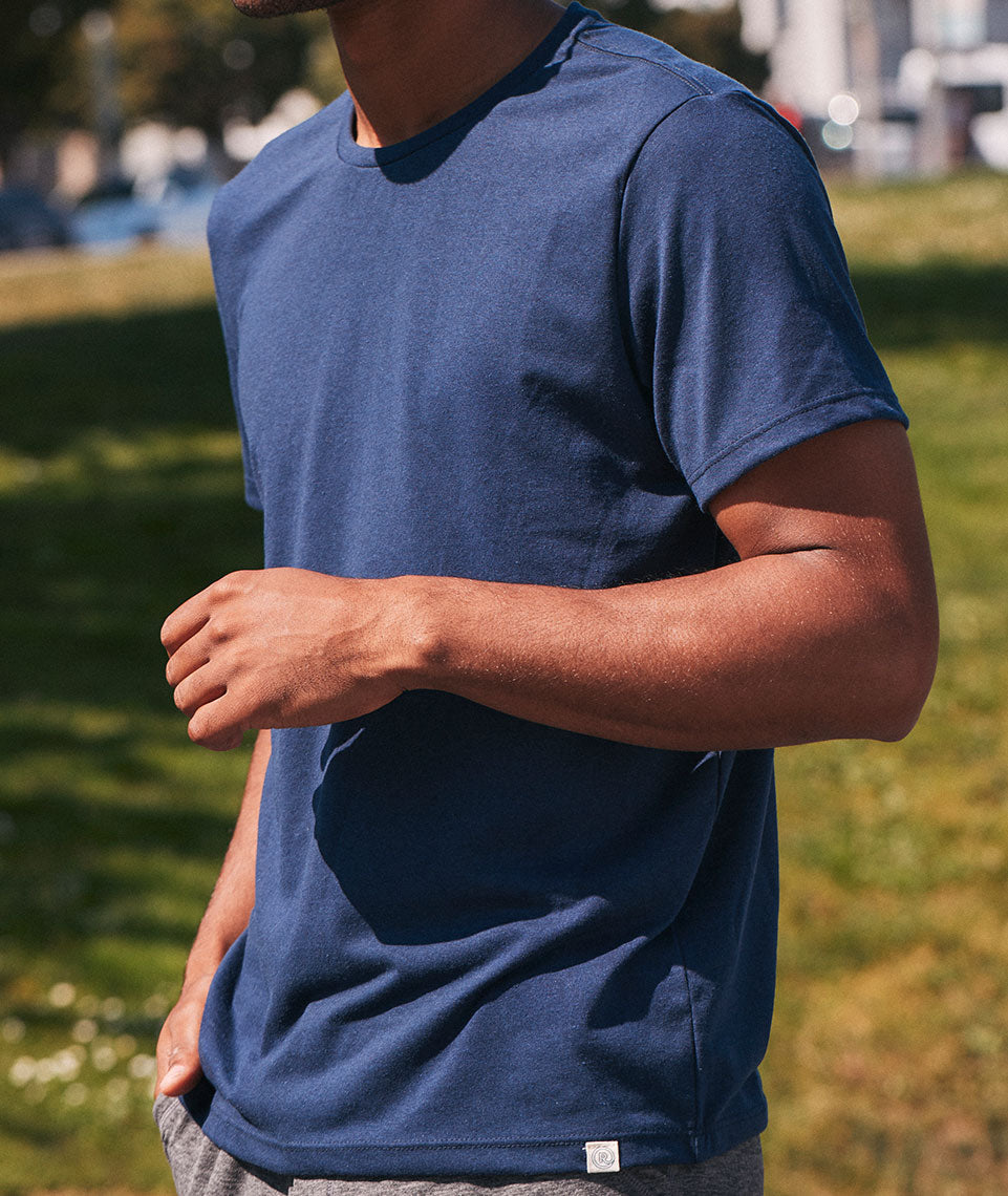 Men's Re-Spun Signature Crew in Navy