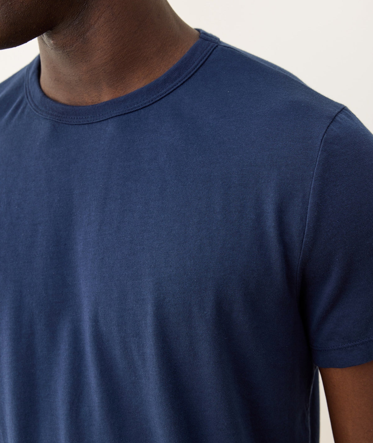 Men's Signature Crew Tee in True Navy