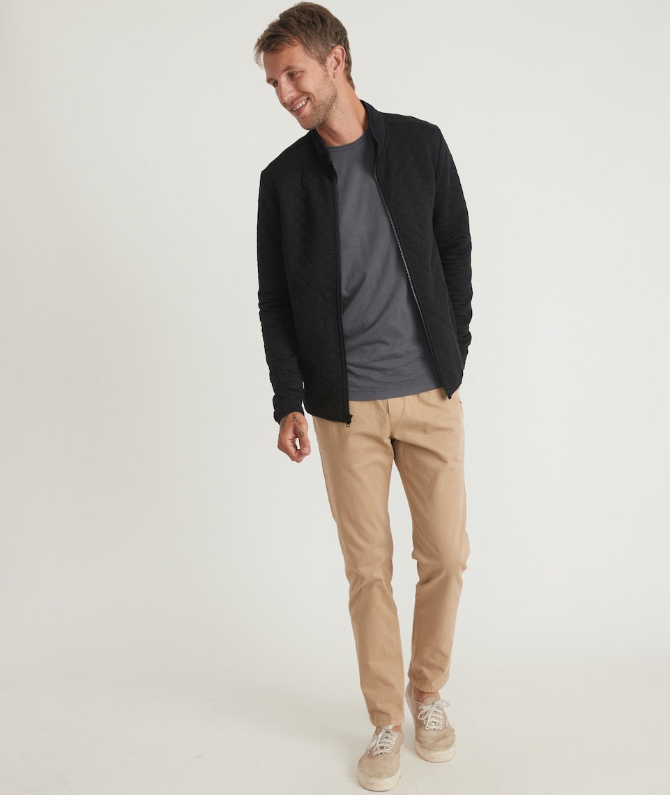 Men's Corbet Full Zip Jacket in Black