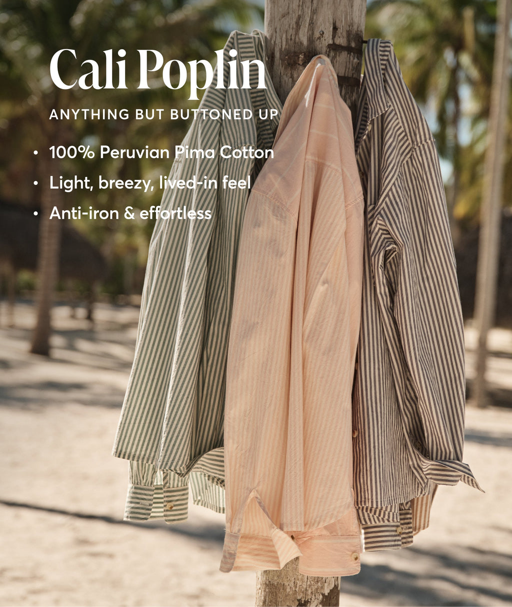 Mia Cropped Shirt in Cali Poplin
