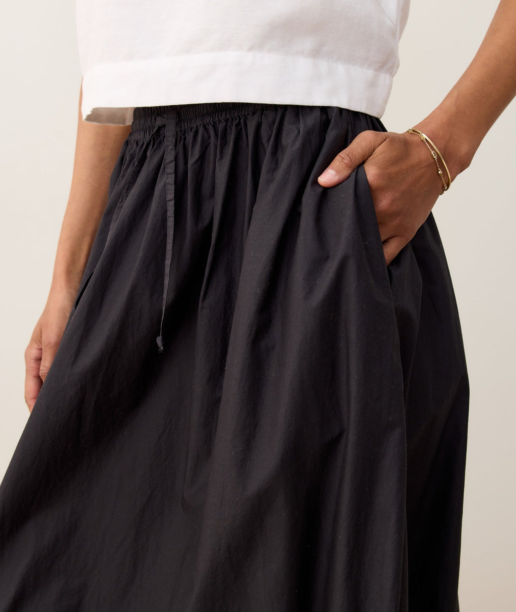 Ryland Eyelet Drawstring Skirt