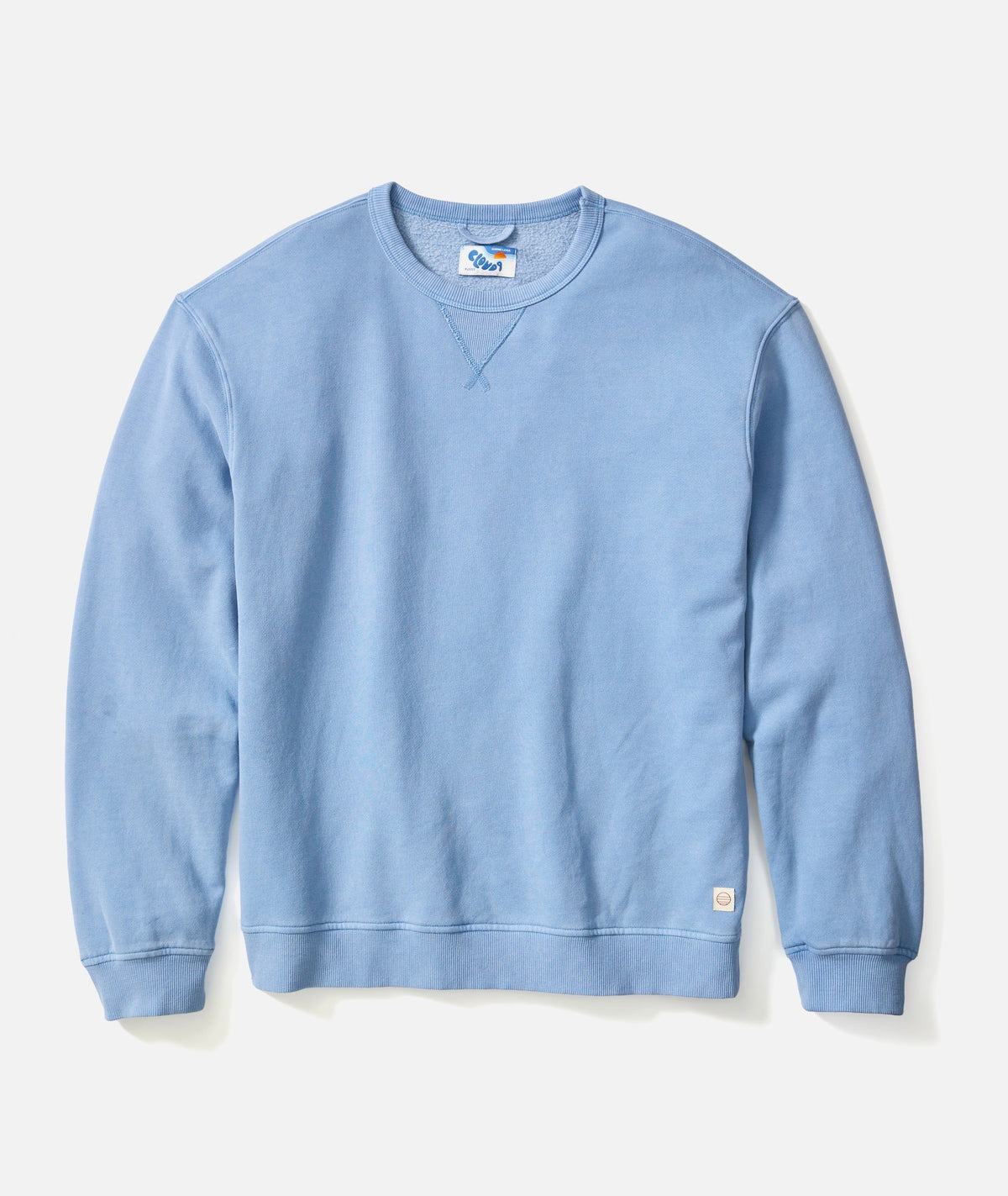 Men's Cloud 9 Fleece Relaxed Crewneck in Coastal Blue