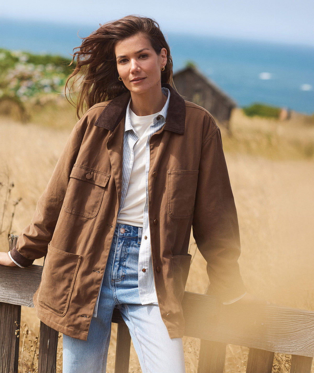 Riley Waxed Barn Jacket
