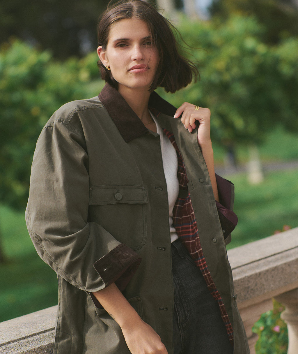 Riley Waxed Barn Jacket