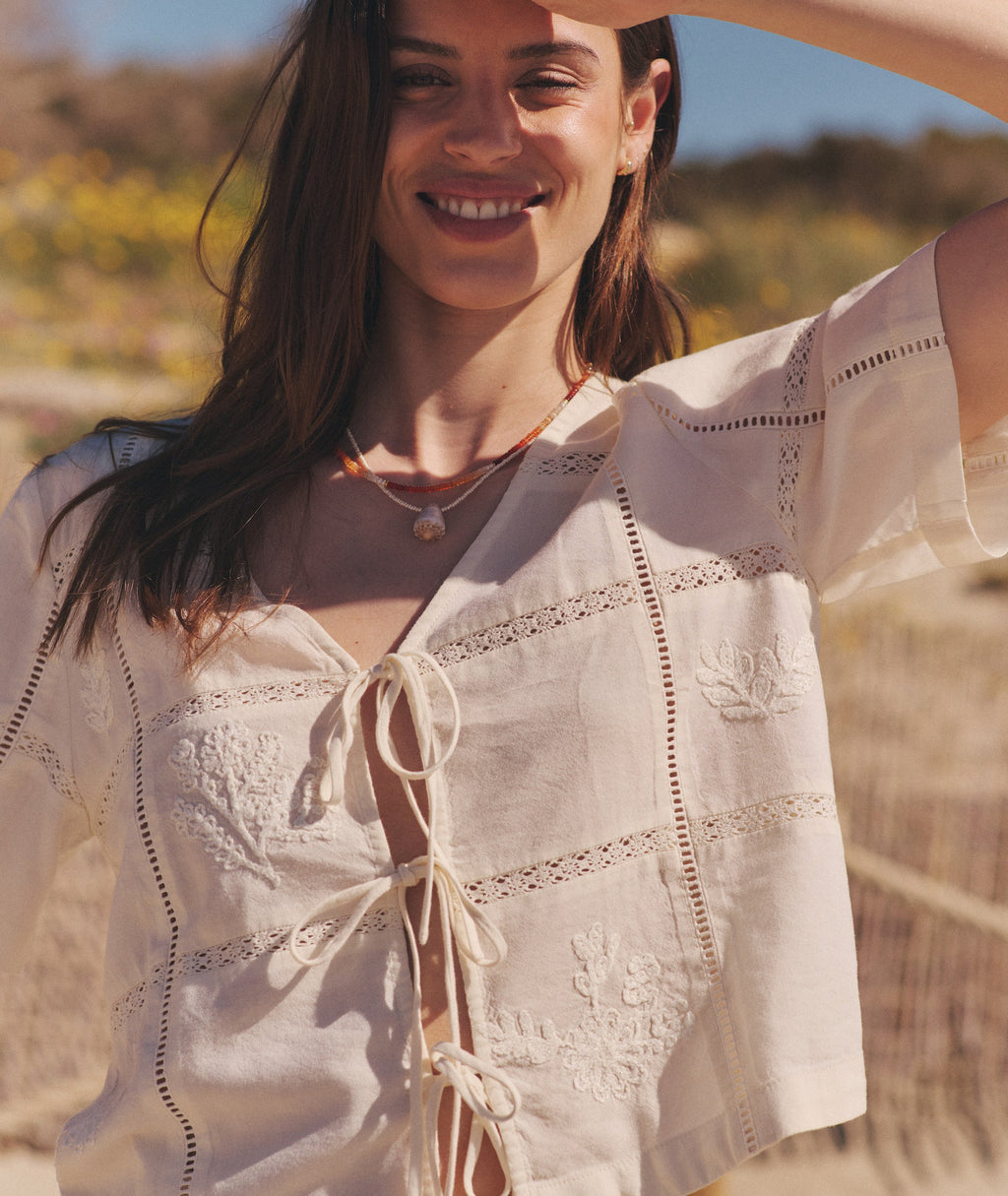 Marella Embroidered Top