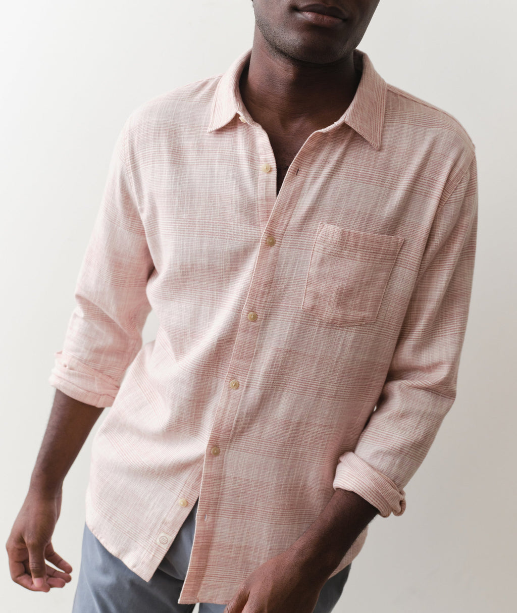 Stretch Selvage Long Sleeve Shirt