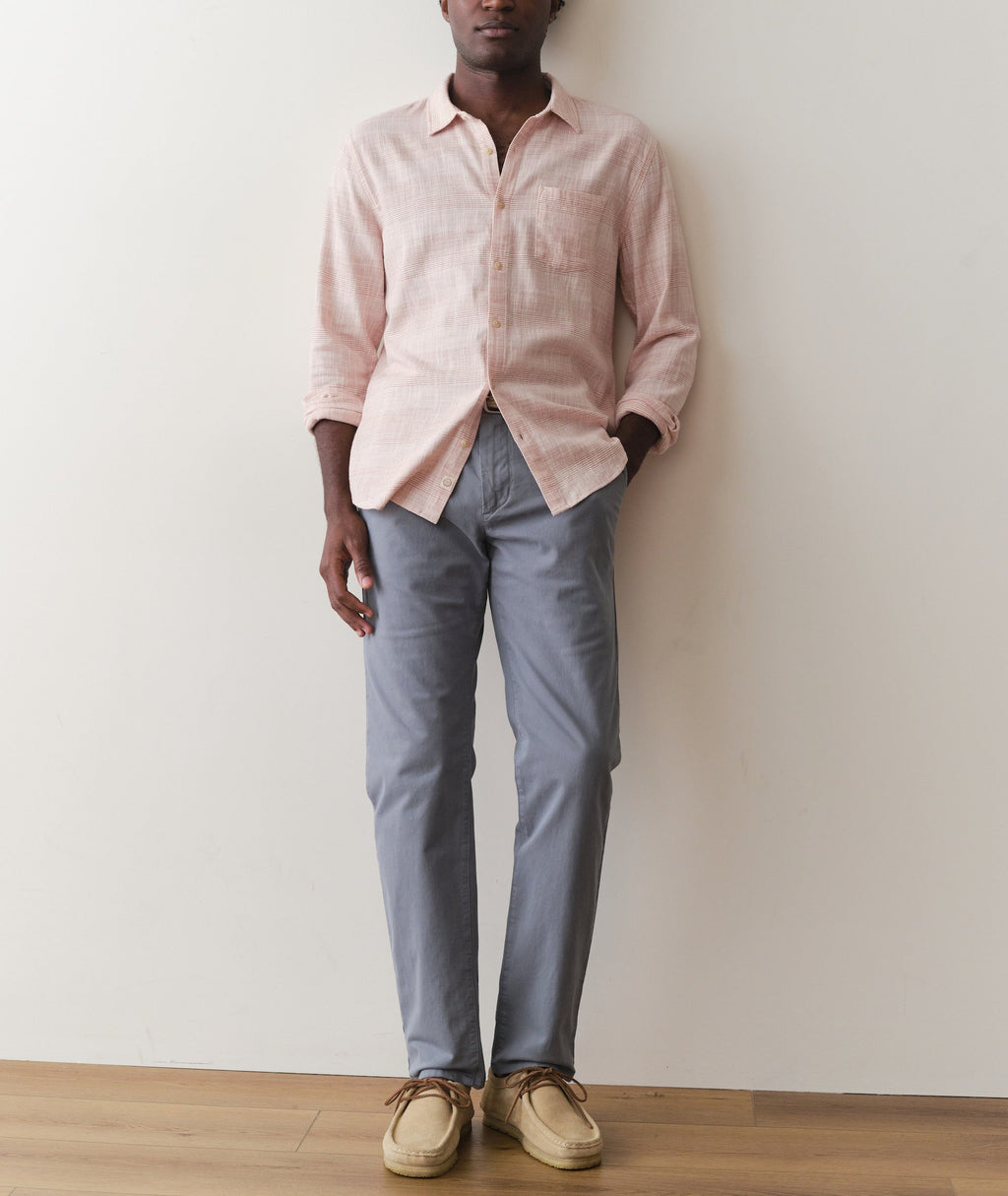 Stretch Selvage Long Sleeve Shirt