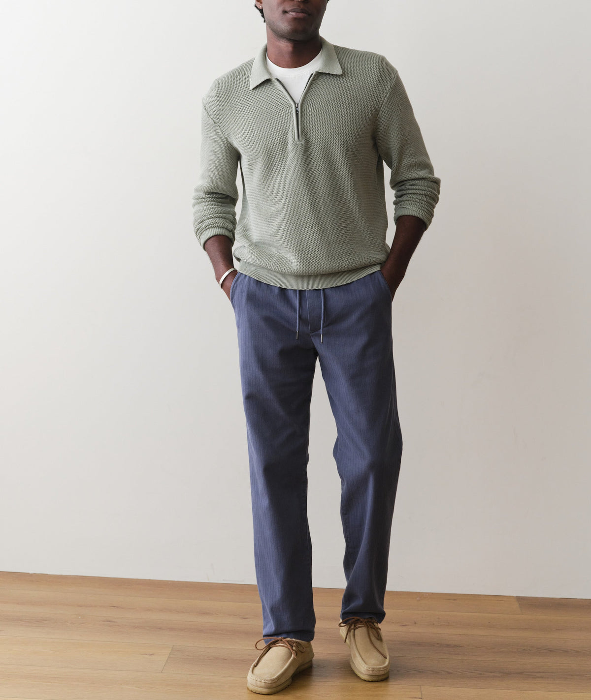 Saturday Herringbone Pant - Relaxed Fit