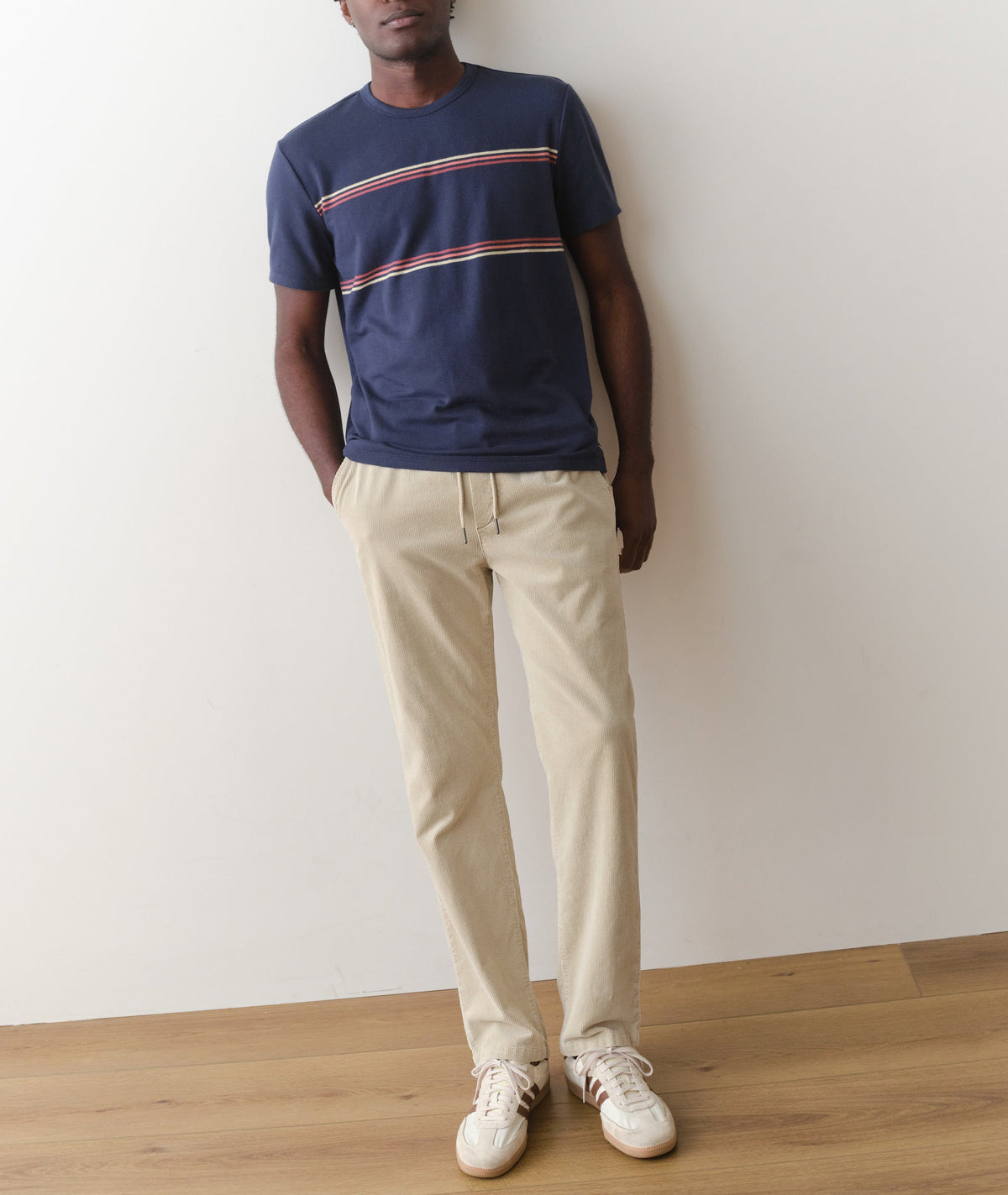 Signature Jacquard Crew Tee