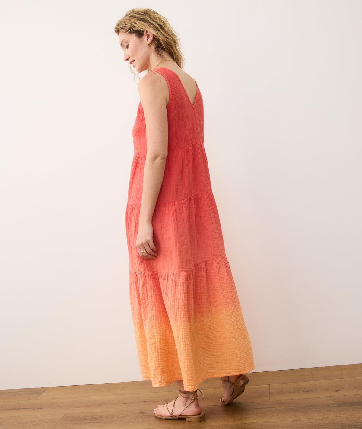 Corinne Double Cloth Maxi Dress