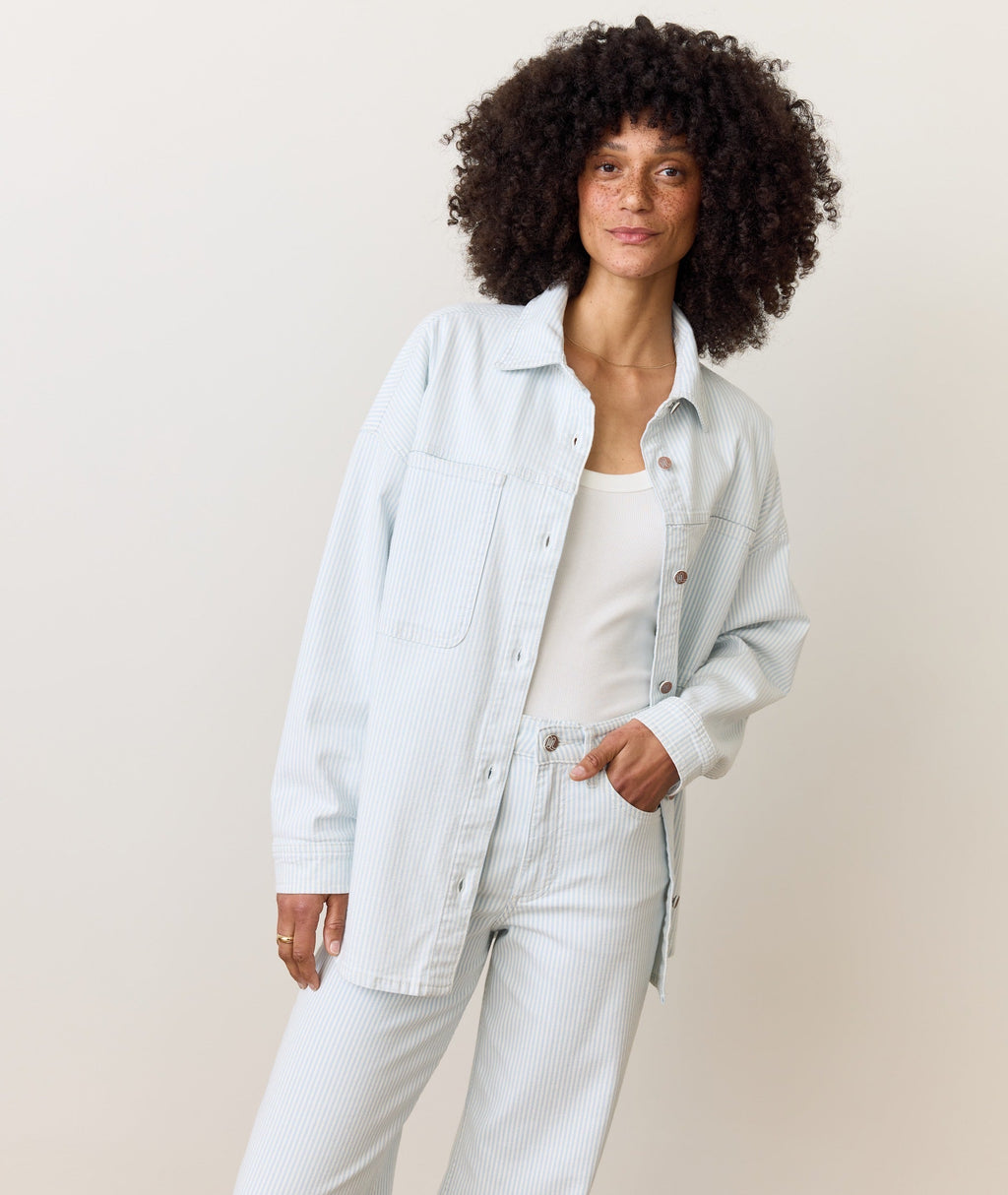 Molly Oversized Denim Shirt Jacket