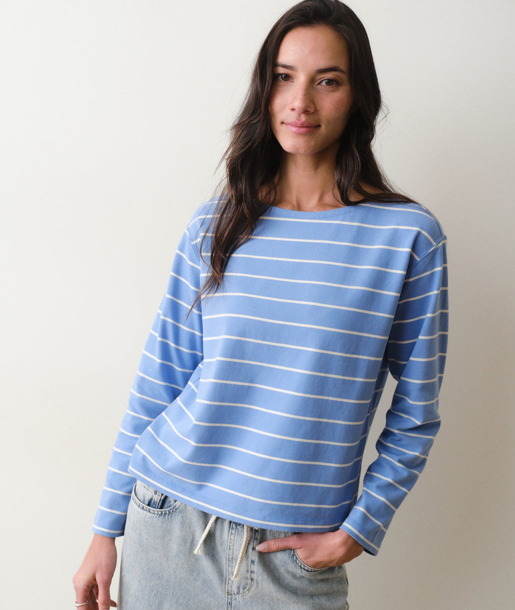Luxe Sueded Mariner Tee