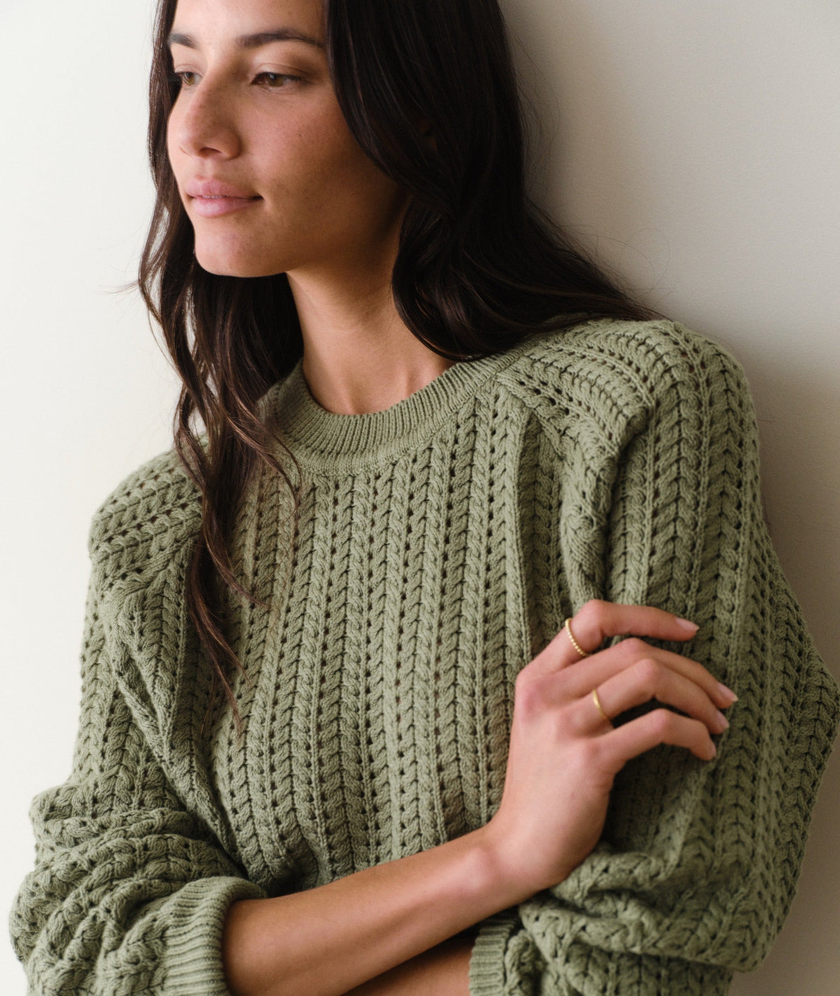 Mina Pointelle Sweater