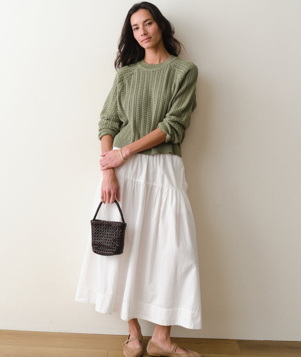 Mina Pointelle Sweater