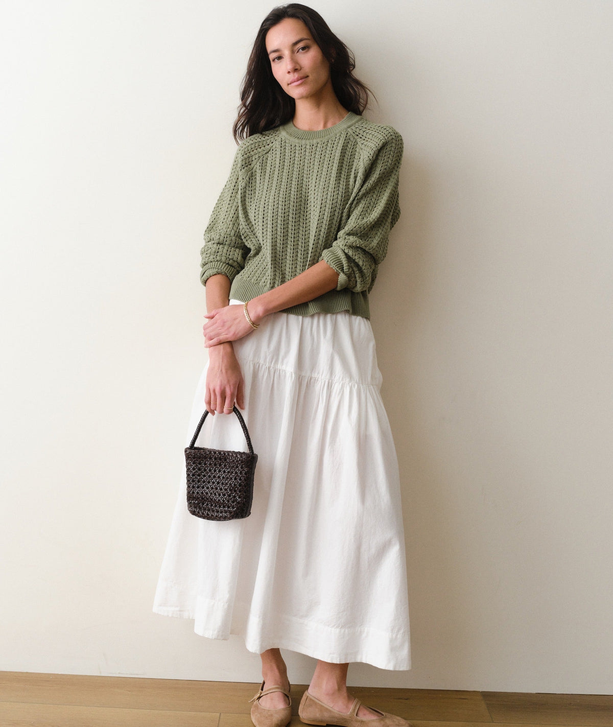 Mina Pointelle Sweater