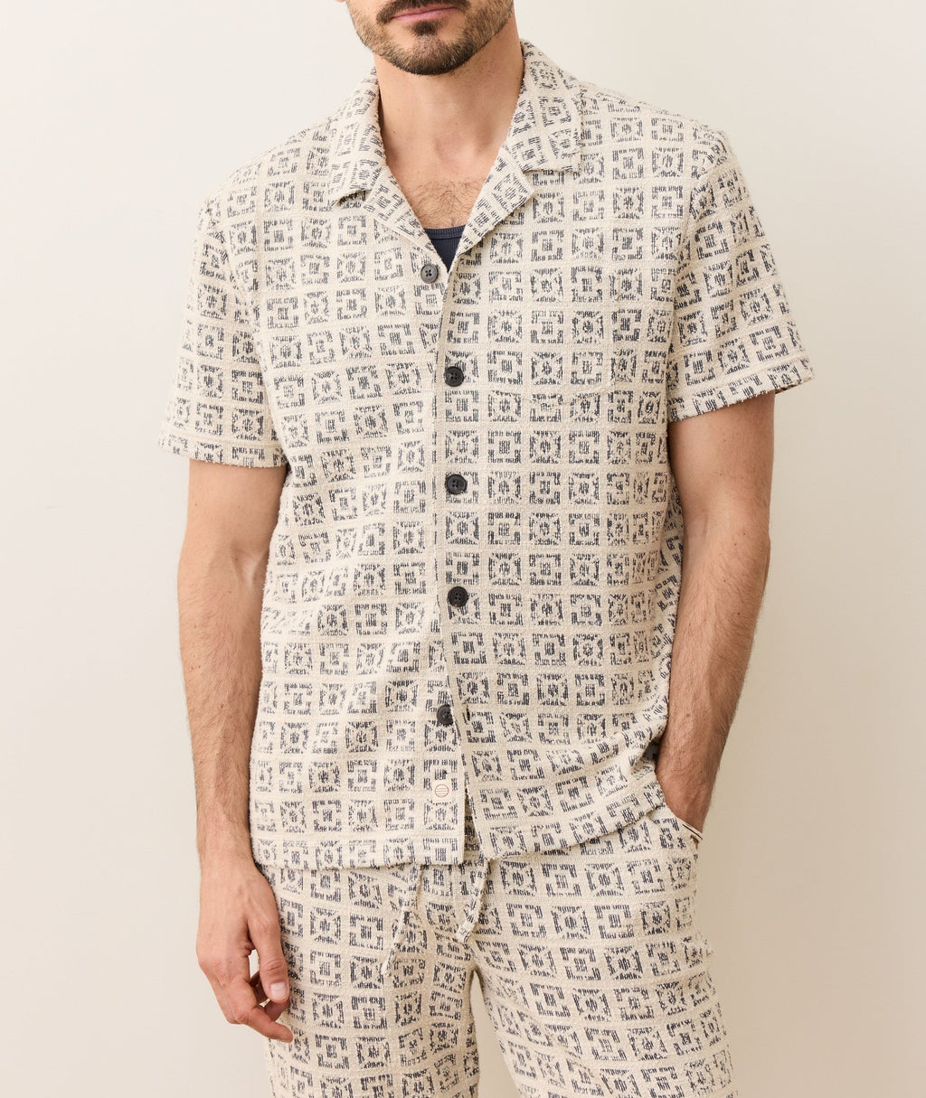 Cam Jacquard Resort Shirt