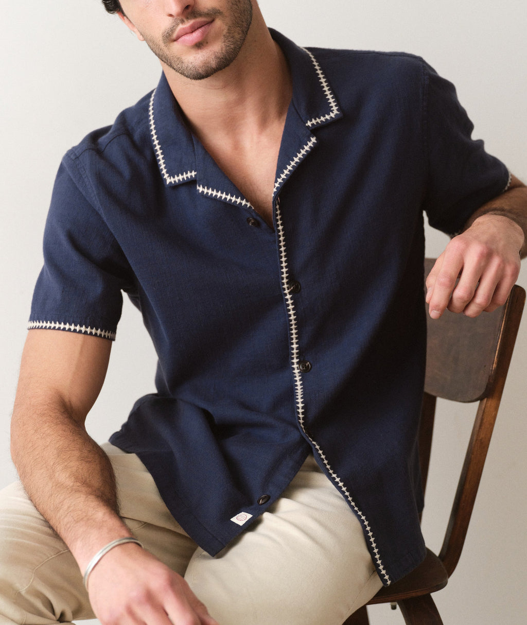 Embroidered Resort Shirt