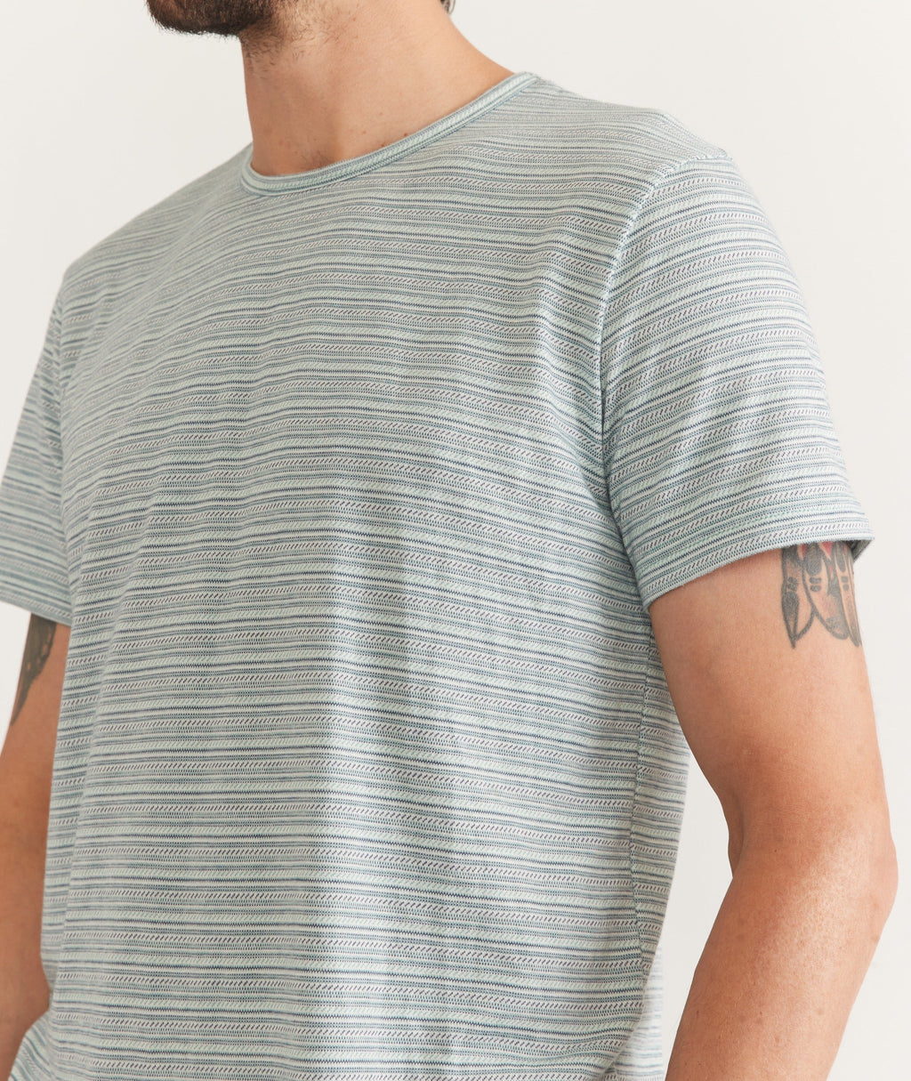 Signature Jacquard Crew Tee