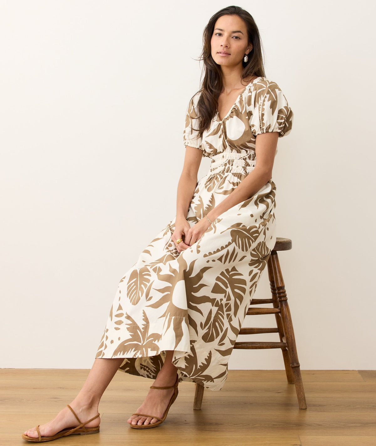 Emery Poplin Midi Dress