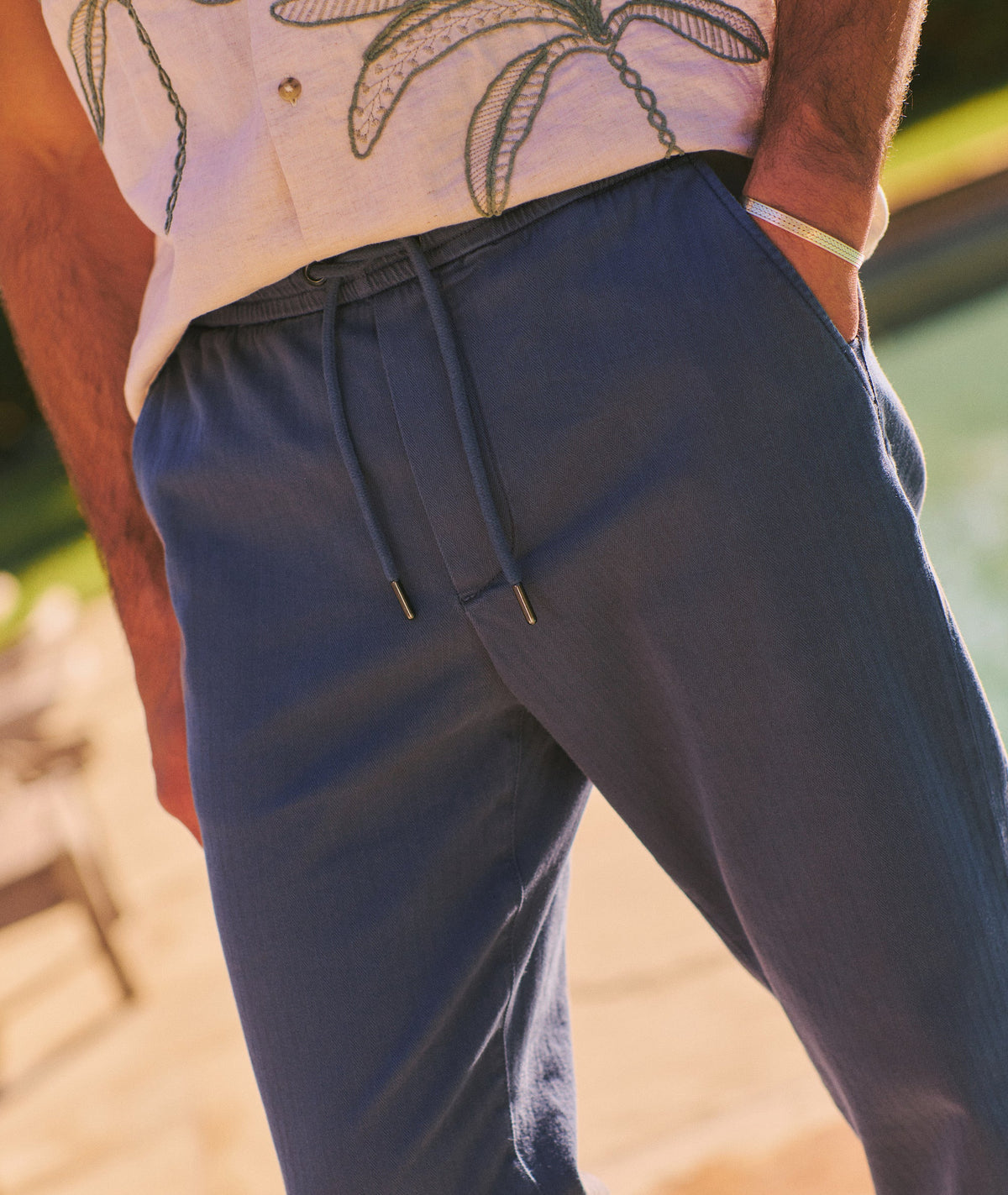 Saturday Herringbone Pant - Relaxed Fit