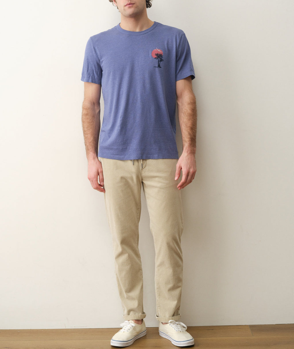 Hemp Cotton Relaxed Graphic Tee