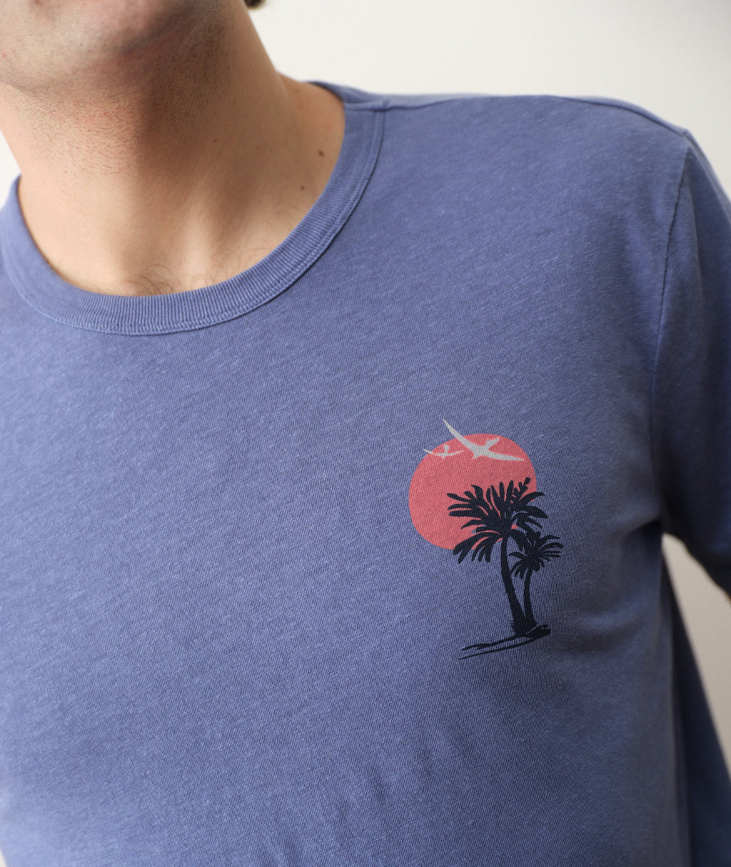 Hemp Cotton Relaxed Graphic Tee