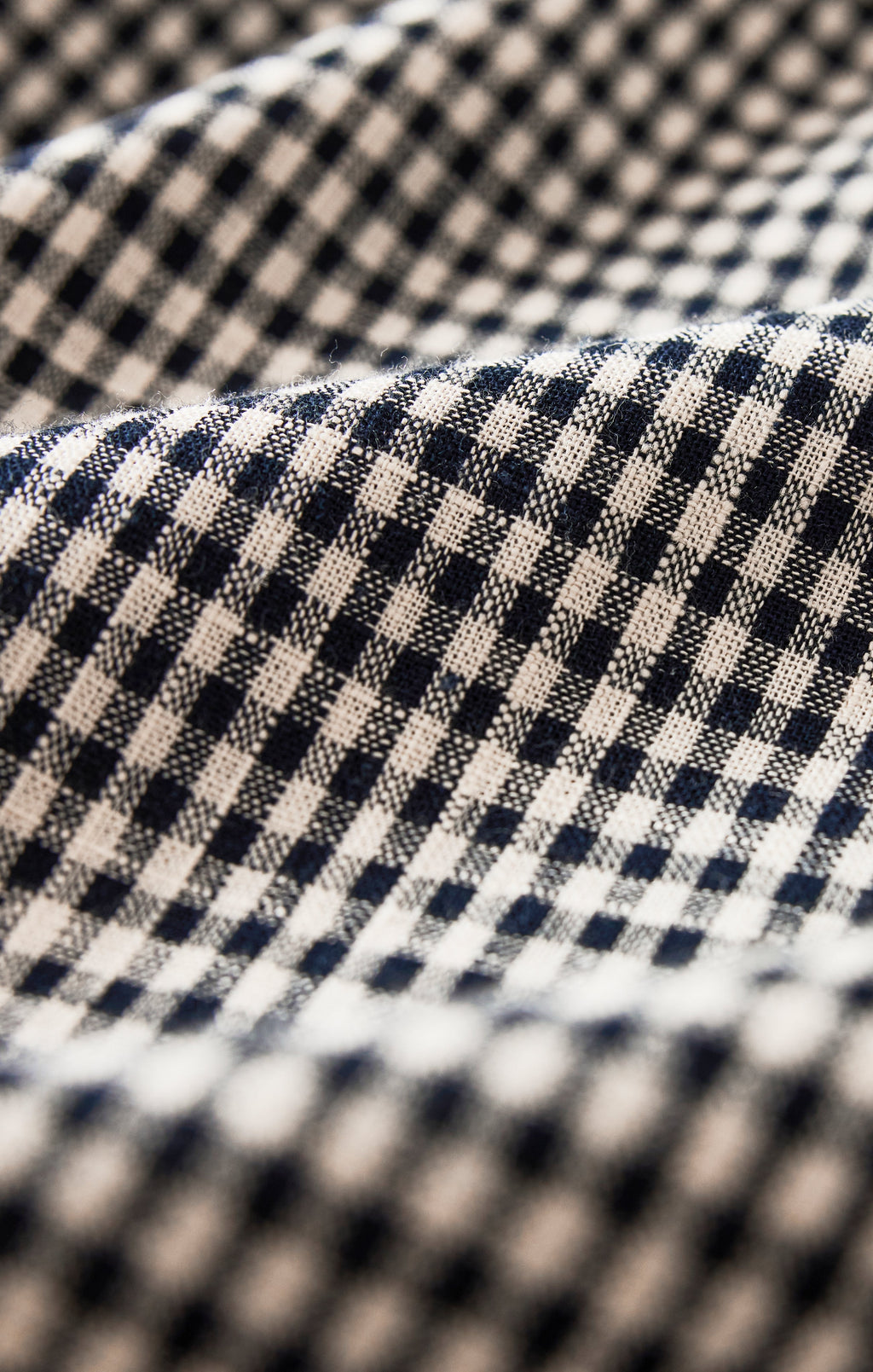 Rita Gingham Linen Mini Dress