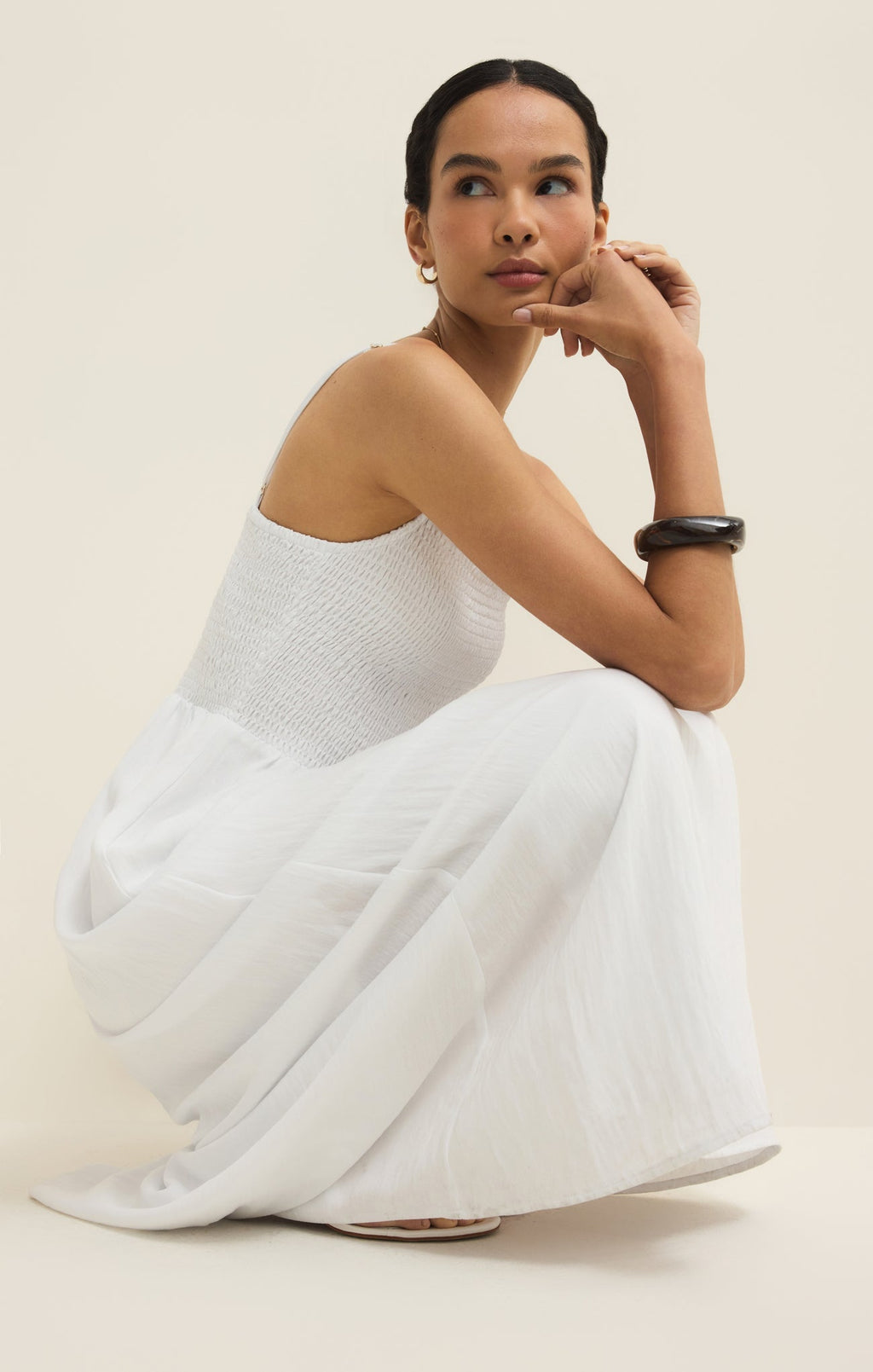 Bayside Airy Gauze Maxi Dress