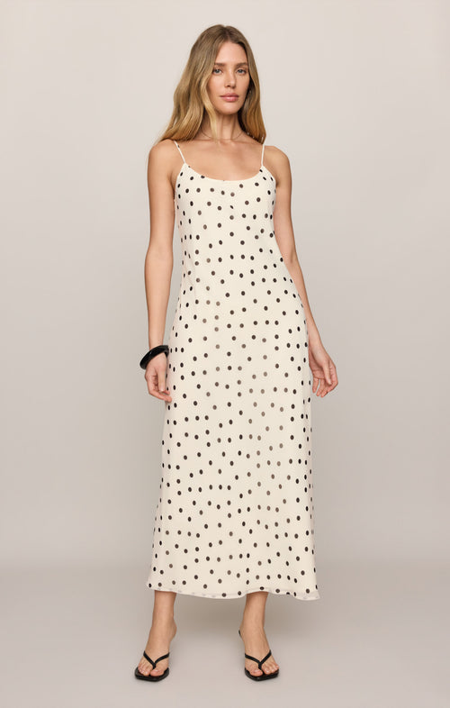 Cecily Polka Dot Slip Dress