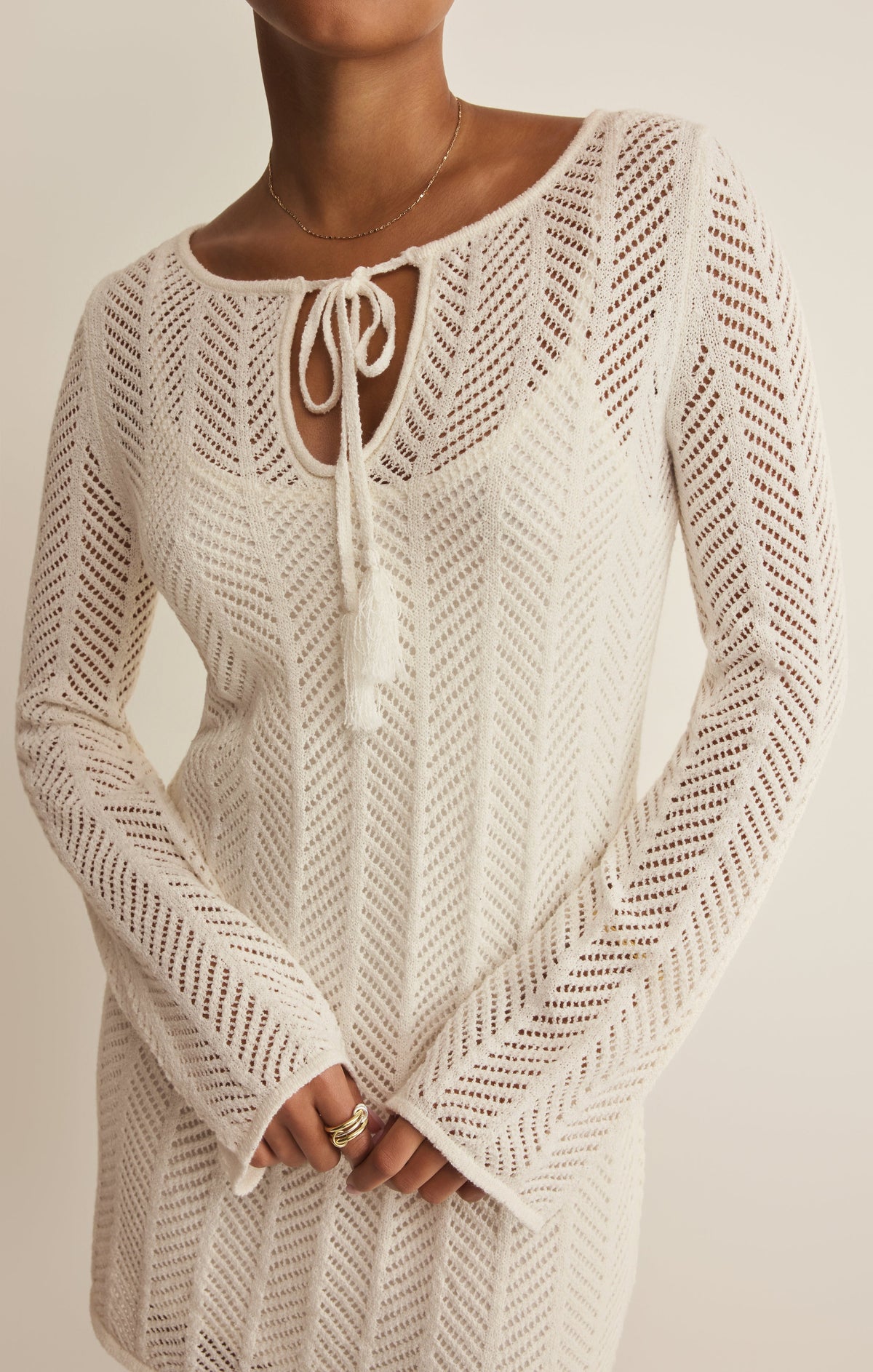 Falling Waters Crochet Dress