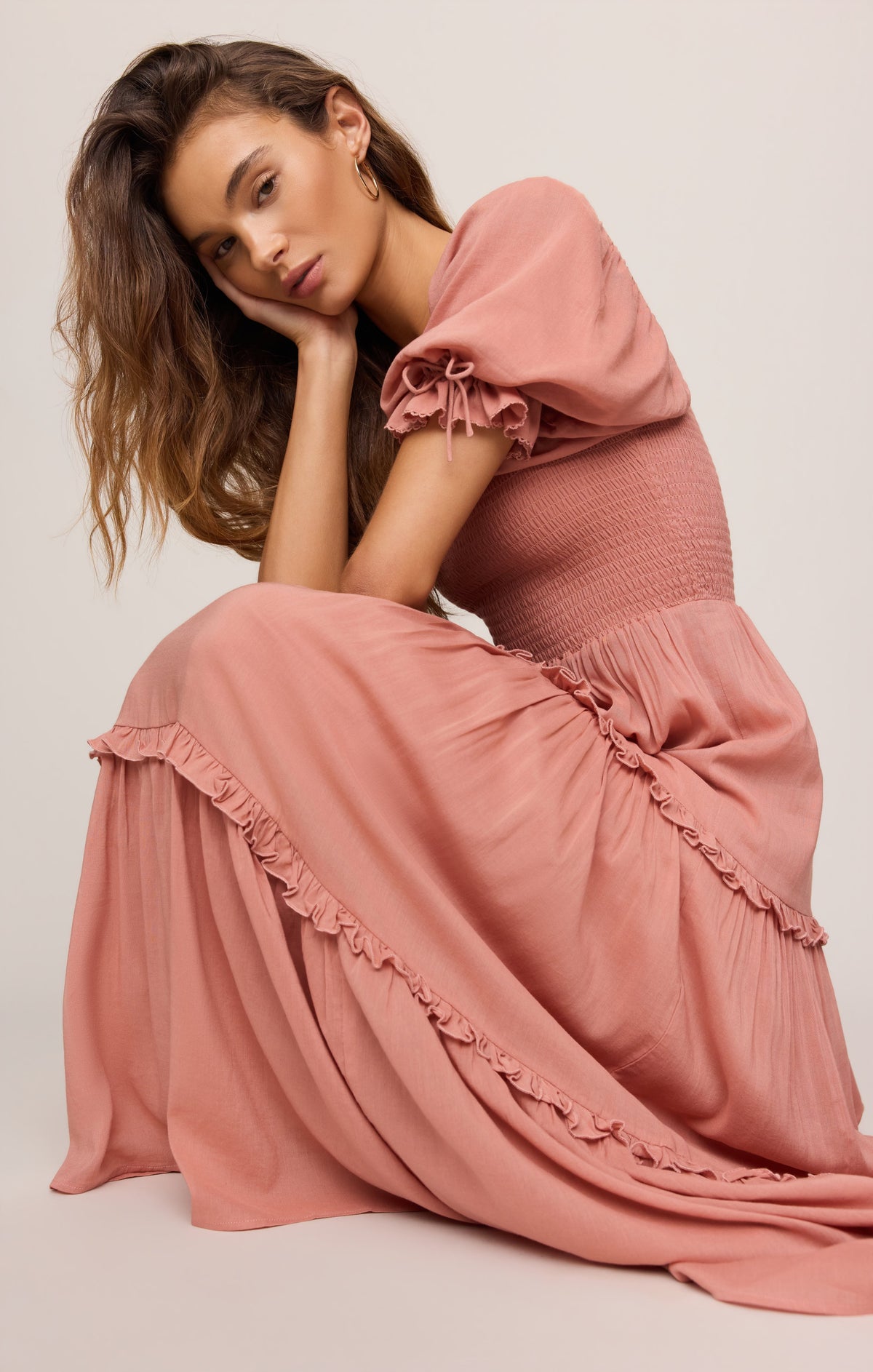 Eliora Smocked Maxi Dress