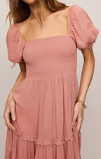Eliora Smocked Maxi Dress