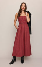 Evermore Plaid Flannel Midi Dress