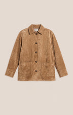 Decker Faux Suede Chore Coat