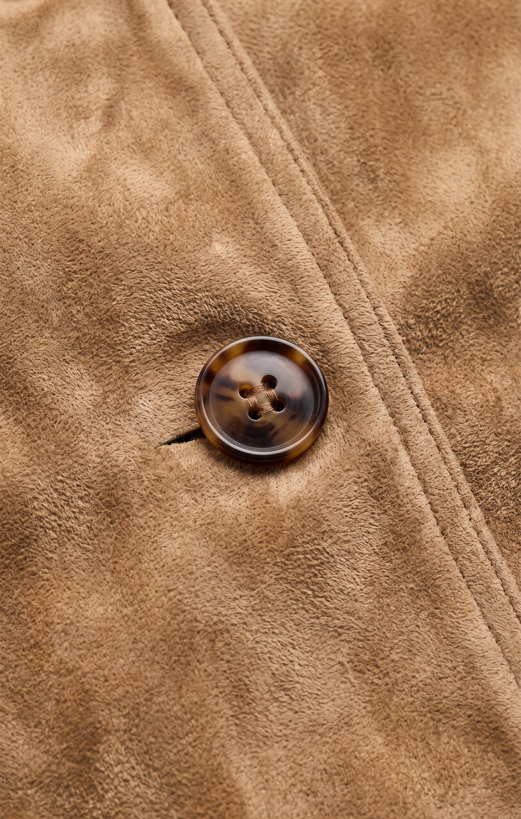 Decker Faux Suede Chore Coat