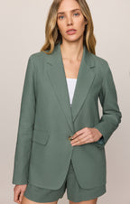 Evan Linen Blazer