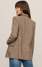 Evan Houndstooth Blazer