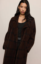 Crosby Plaid Cocoon Coat