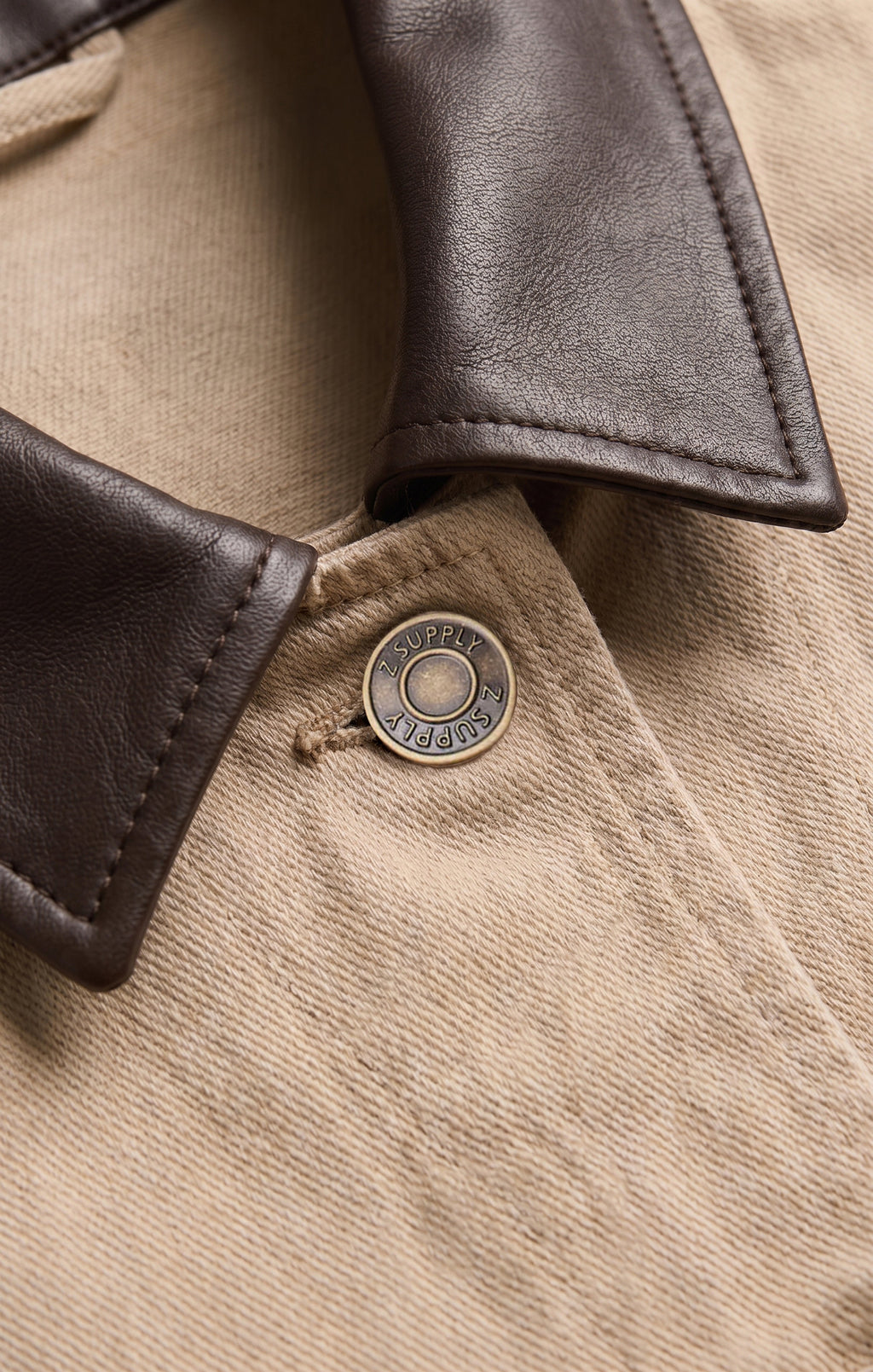 Rey Cropped Denim Chore Jacket